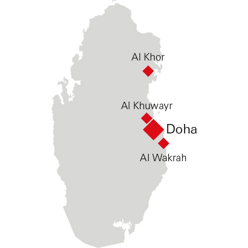 Map Qatar 