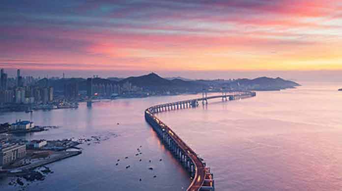 highway bridge showing international connectivity highway bridge showing international connectivity