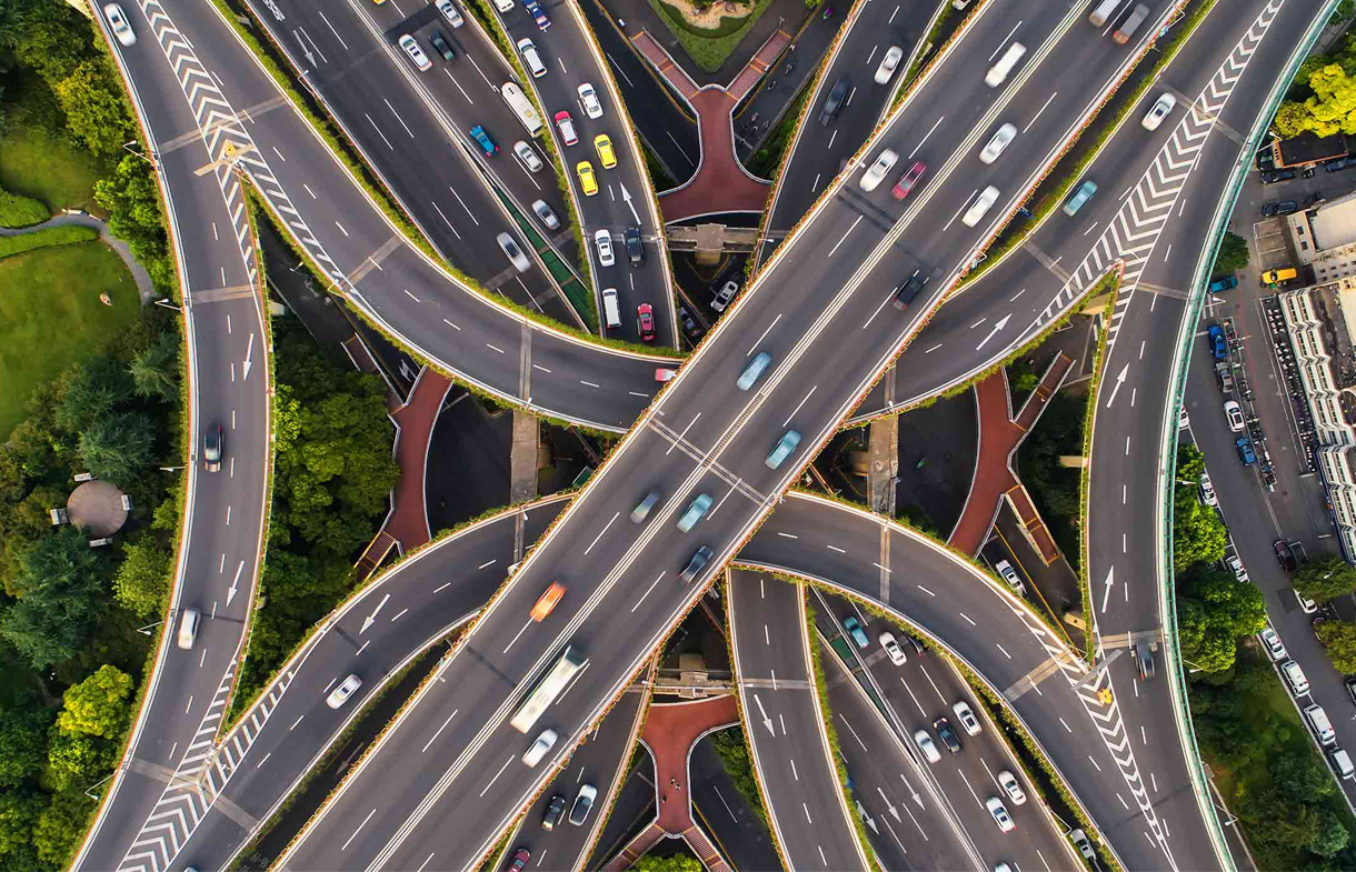 Junction, roads, daytime